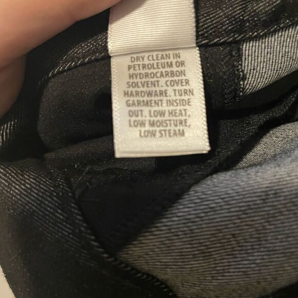 St. John Charcoal Gray Tapered Ankle Slit Pants - Picture 8 of 8